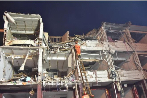 중국 저장성 탱크로리 폭발로 18명 사망·166명 부상   중국중앙TV 캡처